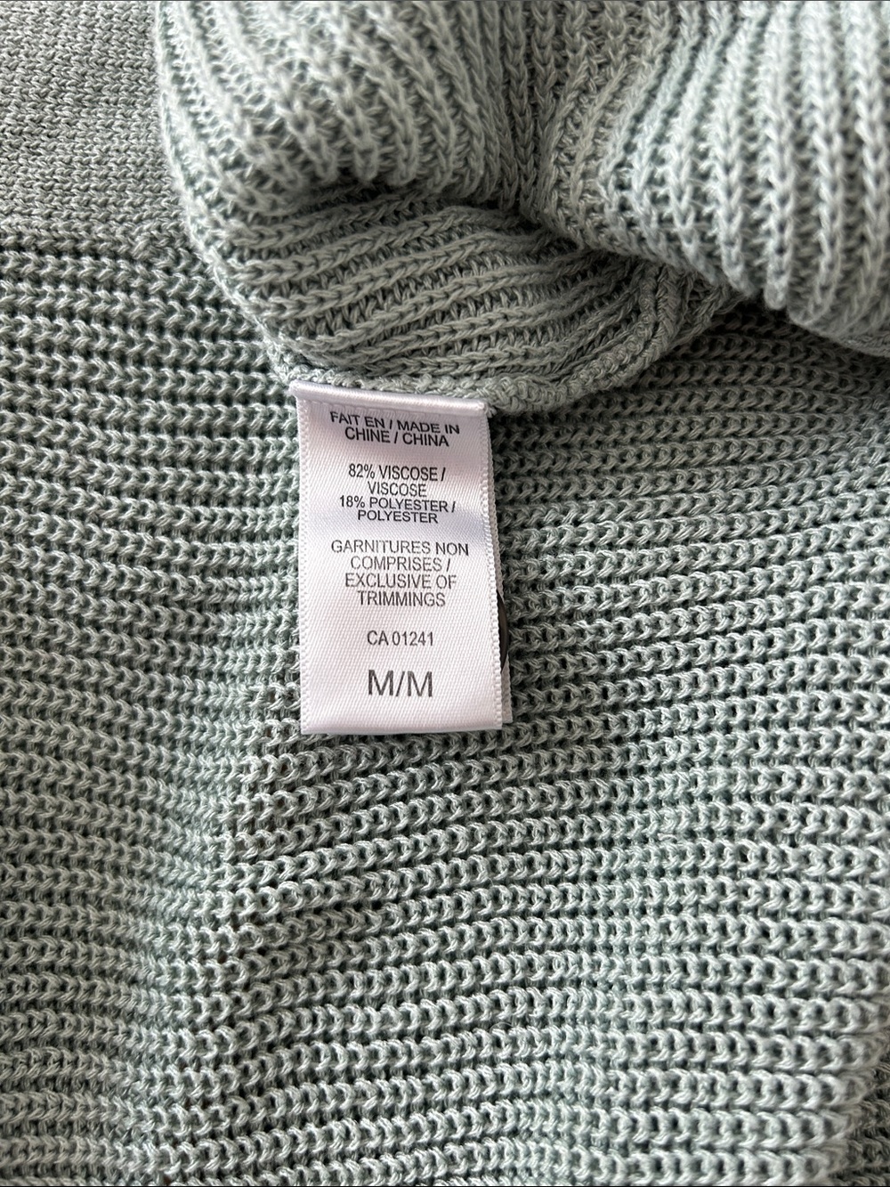 Simons Sage Green Button-Front Women's Cardigan - Picture 5 of 6